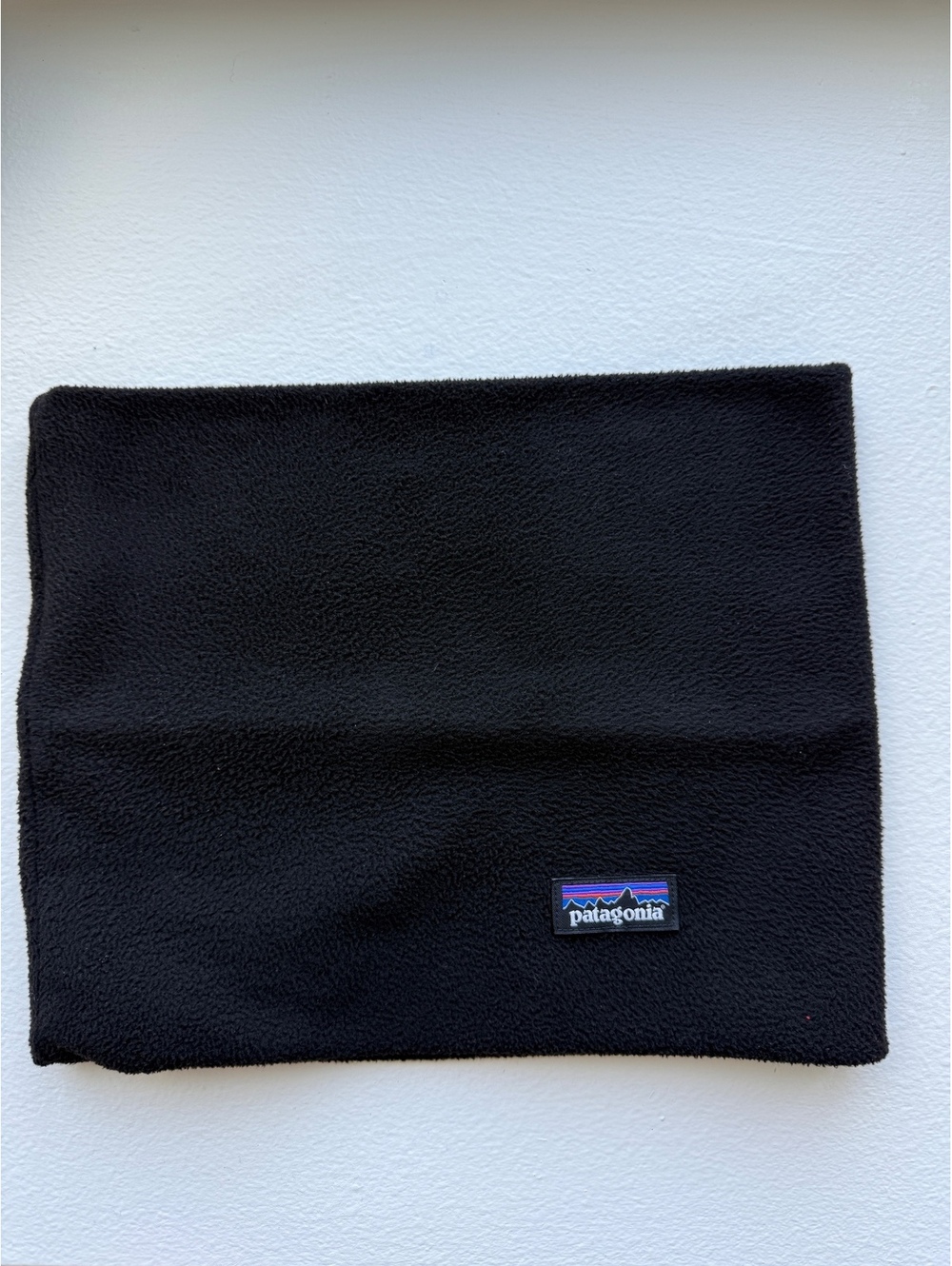 Patagonia Black Fleece Neck and Face Warmer Scarf Gaiter